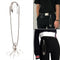 19cm Unisex Punk Metal Belt Chain Rock Trousers Jeans Keychain Men's Hip Hop  Bj