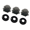 3x Head Cap Spool & Cover for Stihl 25-2 FS 55 80 83 85 90 100 110 120 130