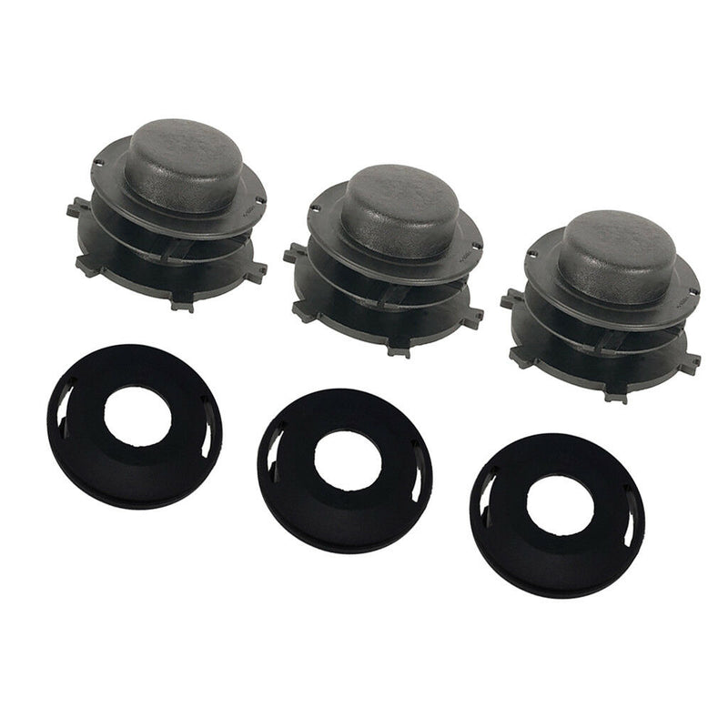 3x Head Cap Spool & Cover for Stihl 25-2 FS 55 80 83 85 90 100 110 120 130