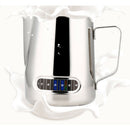 600ml Stainless Steel Milk Frothing Pitcher Jug with Integrated Thermometer