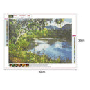 5D DIY Full Drill Diamond Painting Landscape Cross Stitch Craft Kit (LD030)