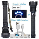 Rechargeable LED Flashlight Torch Lamp XHP50 XHP70.2 A89 26650 Battery