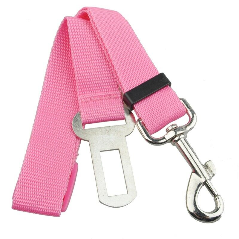 Pink Car Vehicle Auto Seat Safety Belt Seatbelt for Dog Pet O5Q6