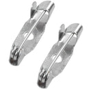 100 Brooch Backs Bar Safety Pins 15mm Catch Findings Small Tiny L8N2