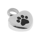 Heart Shape Pet Urn Cremation Pendant Ashes Memorial With Filling Kit Unisex