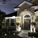 4x 8 LED Solar Buried Light Waterproof Under Ground Lawn Lamp (White Light)