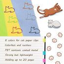 60Pcs Paper Clips Funny Paperclips Desk Accessories for Women Office Cute O B6U6