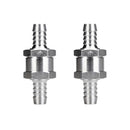 4x One Way Non Return Check Valve 6mm & 10mm Aluminium Petrol Water Oil Fuel