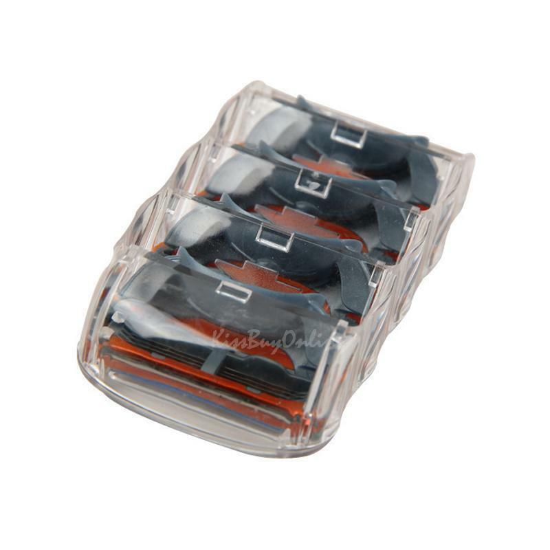 8x Stainless Steel Safety Sharp 5-Layer Blade Head Replacement for Shaving Razor