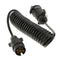 7 Pin Round Trailer Boat RV Connector Plug Light Adapter 2Meters