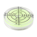 32*7mm Acrylic Bullseye Bubble level Round Level Bubble Accessories, green W9R1