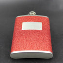 Outdoor Portable 8oz Stainless Steel Wine Whiskey Flagon Red Hip Flask