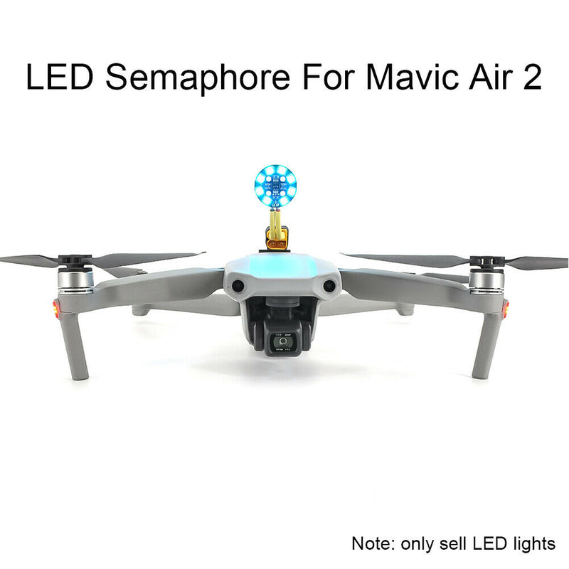 DIY Styling LED Magic Light Battery External Connector Semaphore for DJI Mavic 2