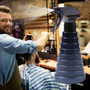 400ml Hair Spray Empty Bottle Mist Sprayer Salon Barber Styling Tool (Grey) A