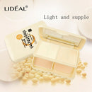 Lideal Brand Soybean Milk Essence Pressed Powder Double Layer Of Powder Whi