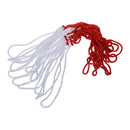 All-Weather Standard Match Basketball Net Red and White Y7B9