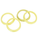 4x 66.6mm to 57.1mm Plastic Wheel Bore Center Collar Hub Centric Rings 3C