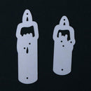 2pcs Christmas Candle DIY Metal Stencil Scrapbook Emboss Cutting Dies Decor