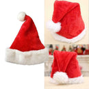 Creative Santa Claus Caps Hat with Plush Trim Cosy for Christmas Party Cost O0O2