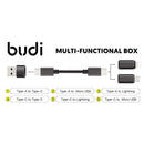 Multi-funct BUDI Universal Data Line Adaptor Card Storage Charging Box N2M0