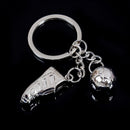 Creative mini sneakers soccer football key ring keyring keychain pendant gift 3C