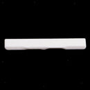 3 Pcs White Guitar Bridge Saddle Bone Cut Compensated Parts for Ukulele Accs