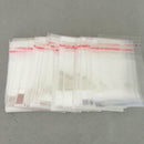 200pcs Durable Resealable Self Adhesive Clear Seal Plastic Packing Bag 5x7cm