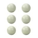 6 Pieces Luminous Night Golf Balls Long Lasting Reusable Bright Night Glow Golf