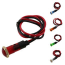Red 12V Car Truck Lorry RV Instrument Panel Light Bulb Plastic