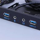 20Pin to 2 USB 3.0 port HUB + HD audio pc floppy front panel expansion rack3. M&