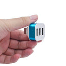 1Pc 3 port usb 2.0 rotate hub splitter adapter for pc notebook expansion M&A â„–[