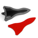 modified car decoration tail black tip shark fin car roof baffle for vehical  Z