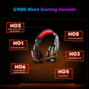 G9000 3.5mm Wired Game Headphone Lighting Audio Earphone Headset with Microphone