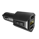 Car Bluetooth FM Transmitter Display Handsfree 2.1A Dual USB Auto Charger