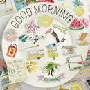 72Pcs Travel Cardstock Die Cuts For Scrapbooking Happy Planner/Card Making B ME