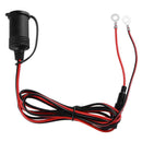12-24V Car Motorcycle Truck Cigarette Lighter Socket with 10A Fuse+Cable