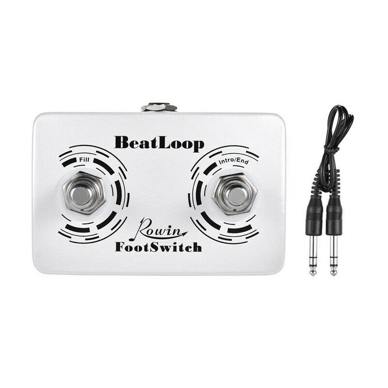 Rowin Dual Footswitch Foot Switch Pedal for Rowin BEAT LOOP Recording Effec