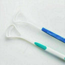 2pcs Plastic Tongue Tounge Cleaner Scraper Dental Care Mouth Oral Tools Hyg W7S8