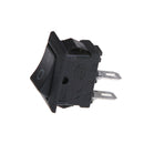 10x 10*15MM Small Black Rocker Switch KCD1-11 250VAC/3A 6A 125V AC 2P SwitchesJR