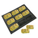 9 Cavity Silicone Bread Form Non Stick Mini Loaf Baking Pan Tray Tin Mold