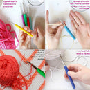 8pcs Crochet Hook Aluminum Knitting Needles Weave Craft Yarn Crochet Nee  Jf Gw