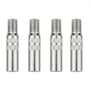 4PCS Metal Tyre Tire Wheel Valve Extension Extender Caps Stem For Car Truck Van