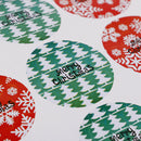 120pcs Merry Christmas Sealing Stickers Snowflake Labels DIY Candy Bag Sticke â„–[