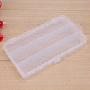 3 Compartments PP Fishing Bait Box Single Layer Fishing Hook Storage Case