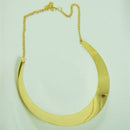 Fashion Mirror Finish Choker Necklace Collar