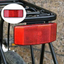 Bicycle Bike MTB Safety Caution Warning Reflector Disc Rear Pannier Racks LJ