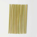 100Pcs / Lot Bamboo Drinking Straws Reusable Straw Party Kitchen + Cleaning