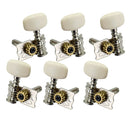 Pack Of 6 Open Gear Guitar Strings Tuning Pegs For Classic