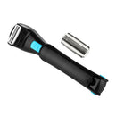 1x Foldable Electric Back Shaver Razor Back Hair Removal Shaving Tool Groomer