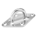 304 Stainless Steel 10mm Thick Ring Sail Shade Pad Eye Plate Marine Boat Ri D1J7